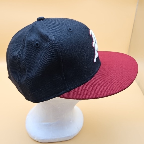 Arkansas Razorbacks Hat Cap New Era Fitted Size 7 1/4 Throwback A Logo NCAA SEC - Picture 7 of 10
